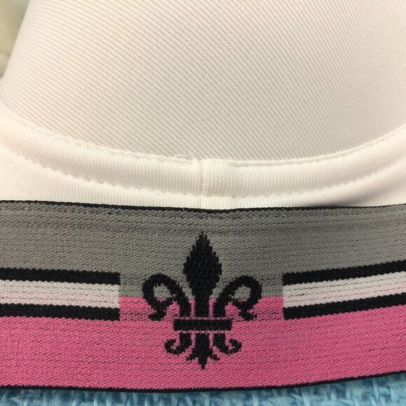 Lily of France Pro Shaper Wire-Free White Sports Bra Sizes 36A/34B NWT - Picture 6 of 13